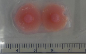 Reconstructed 3-D-printed nipples